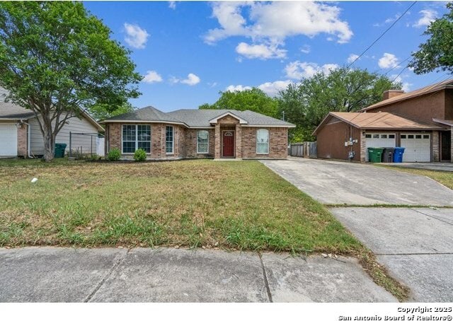2514 Christian, San Antonio, TX 78222 - single story home with driveway and brick siding