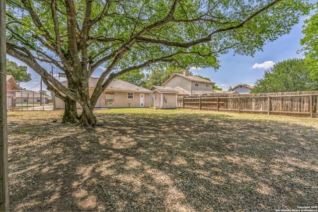 2514 Christian, San Antonio, TX 78222 - view of fenced backyard