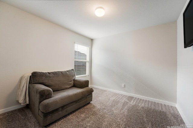 6955 Shiraz Way, Converse, TX 78109 - sitting room featuring carpet floors and baseboards