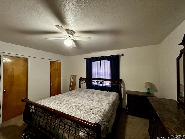314 US Highway 57, La Pryor, TX 78872 - bedroom featuring carpet flooring and a ceiling fan