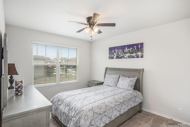 14506 Tundra Swan, San Antonio, TX 78253 - carpeted bedroom with ceiling fan and baseboards