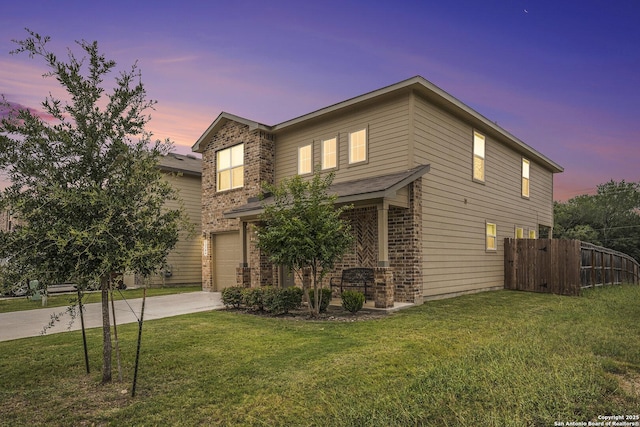 14506 Tundra Swan, San Antonio, TX 78253 - traditional home featuring driveway, an attached garage, and brick siding
