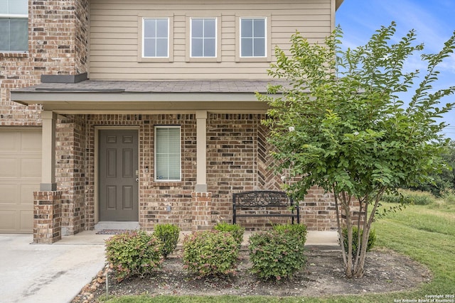 14506 Tundra Swan, San Antonio, TX 78253 - entrance to property featuring brick siding and concrete driveway