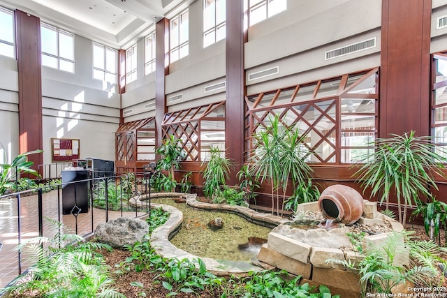 1 Towers Park Ln Unit 1512, San Antonio, TX 78209 - common area with a towering ceiling