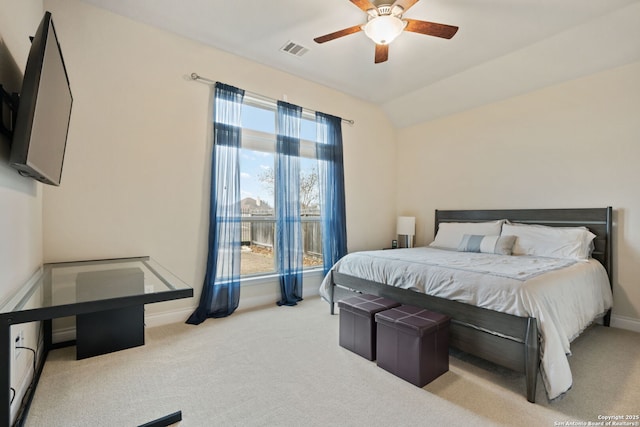 7938 Cibolo, Boerne, TX 78015 - carpeted bedroom featuring baseboards and ceiling fan