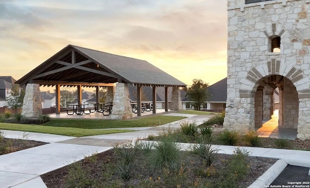 122 Indigo Bnd, Boerne, TX 78006 - view of property's community featuring a gazebo