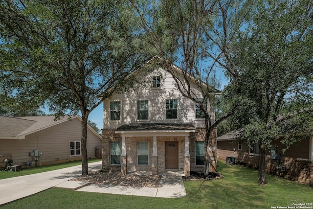 543 Willow Grove Dr, San Antonio, TX 78245 - view of front facade with a front yard