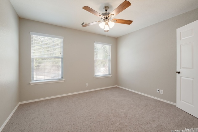 543 Willow Grove Dr, San Antonio, TX 78245 - carpeted empty room with a ceiling fan and baseboards