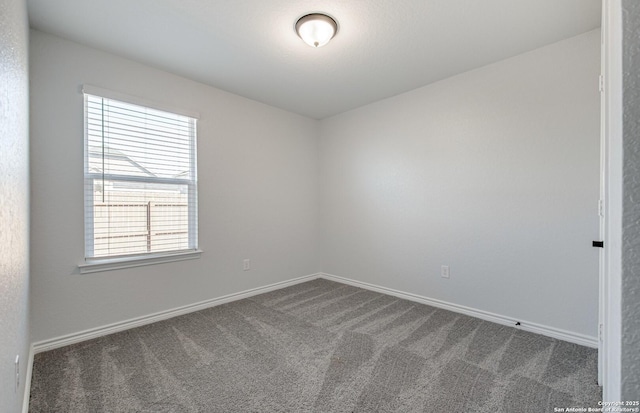 14755 Grey Egret Run, San Antonio, TX 78253 - spare room with dark carpet and baseboards