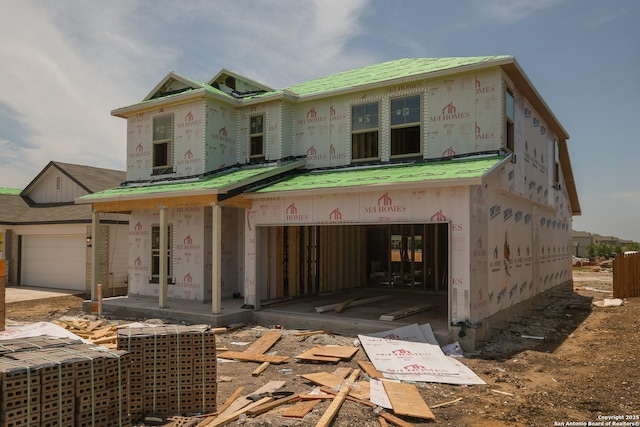 5926 Cienna Cv, San Antonio, TX 78222 - property in mid-construction with an attached garage and driveway