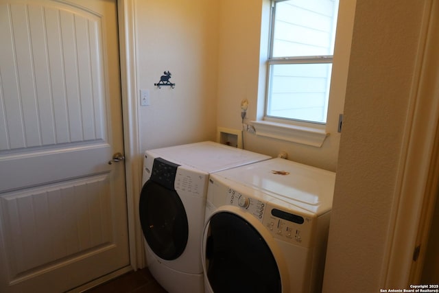 178 Spring Creek Cir, Bandera, TX 78003 - laundry room with separate washer and dryer