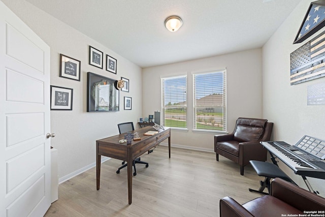 112 La Cima, Boerne, TX 78006 - office space with light wood-style flooring and baseboards
