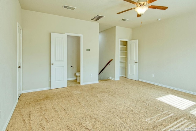 12902 Gypsophila, San Antonio, TX 78253 - unfurnished bedroom with carpet flooring, baseboards, and ceiling fan