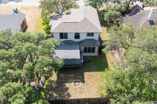17915 Crystal Knl, San Antonio, TX 78258 - aerial view of property and surrounding area