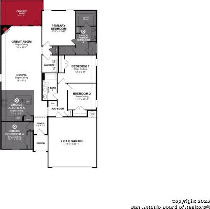 6411 Morgan Gln, San Antonio, TX 78253 - property floor plan
