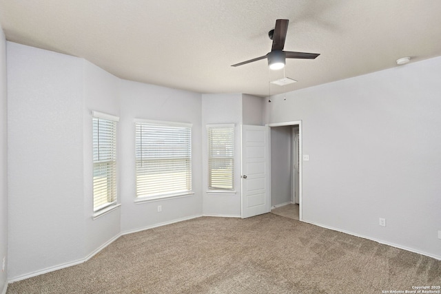 148 Whitetail, San Antonio, TX 78253 - carpeted spare room with ceiling fan, baseboards, and a smoke detector
