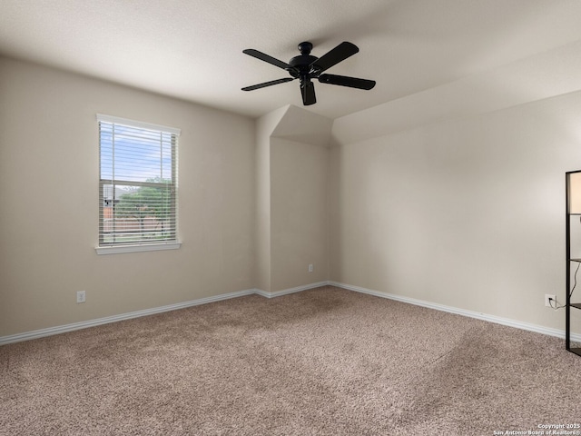 515 Secluded Grv, San Antonio, TX 78253 - empty room featuring carpet, ceiling fan, and baseboards