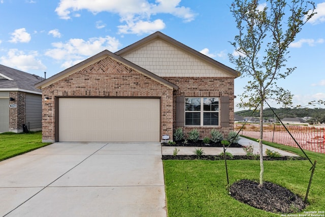 8622 Smithers Ave, San Antonio, TX 78252 - ranch-style house with brick siding, driveway, and an attached garage