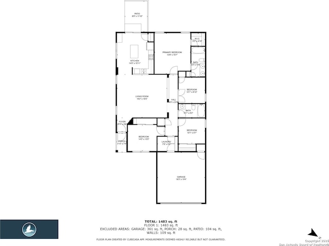 5752 Ping Way, Schertz, TX 78108 - property floor plan