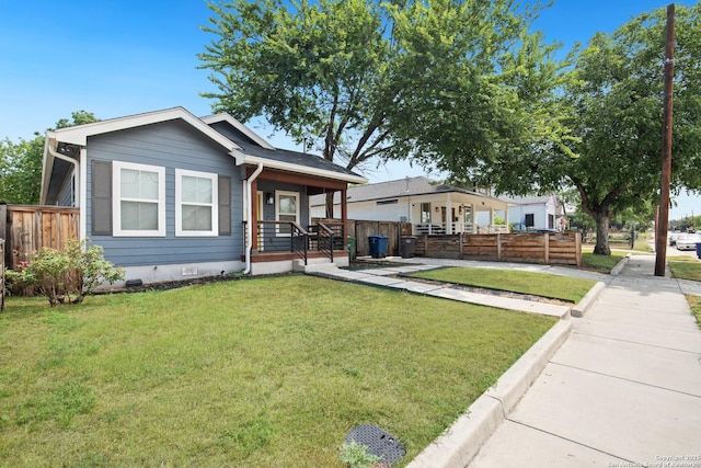 239 Porter, San Antonio, TX 78210 - bungalow-style home with covered porch and crawl space