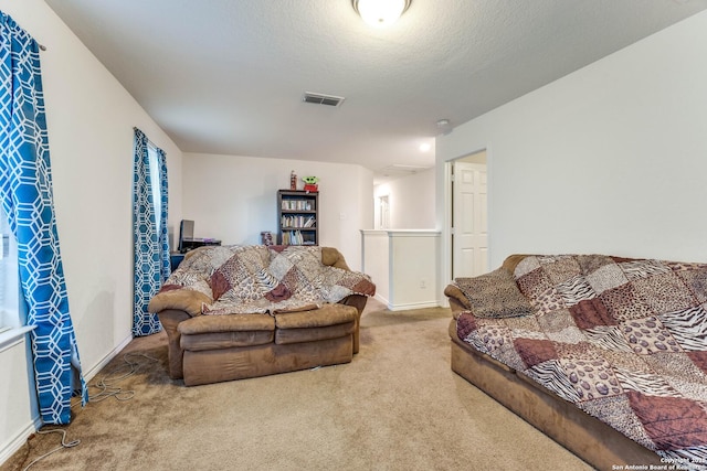 8514 Bayliss Pt, San Antonio, TX 78252 - living room featuring carpet floors and baseboards