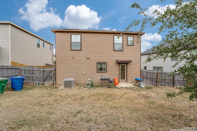 8514 Bayliss Pt, San Antonio, TX 78252 - back of property with cooling unit