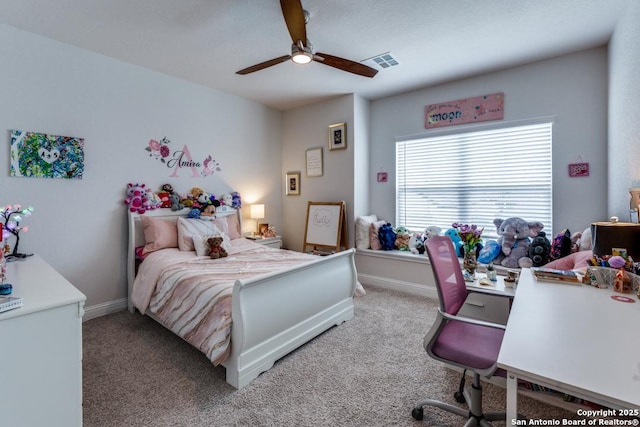 28806 Oldlyme, San Antonio, TX 78260 - carpeted bedroom featuring ceiling fan and baseboards