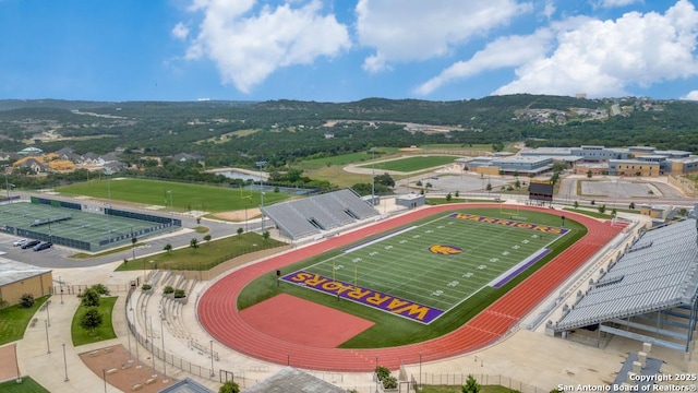28806 Oldlyme, San Antonio, TX 78260 - aerial view of a mountain backdrop
