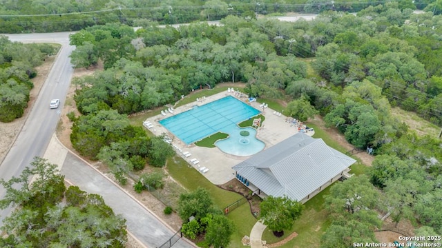 28806 Oldlyme, San Antonio, TX 78260 - bird's eye view of a pool area