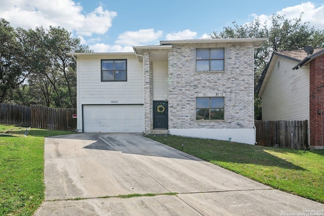 10222 Eagle Blf, San Antonio, TX 78249 - view of front of home with an attached garage and driveway