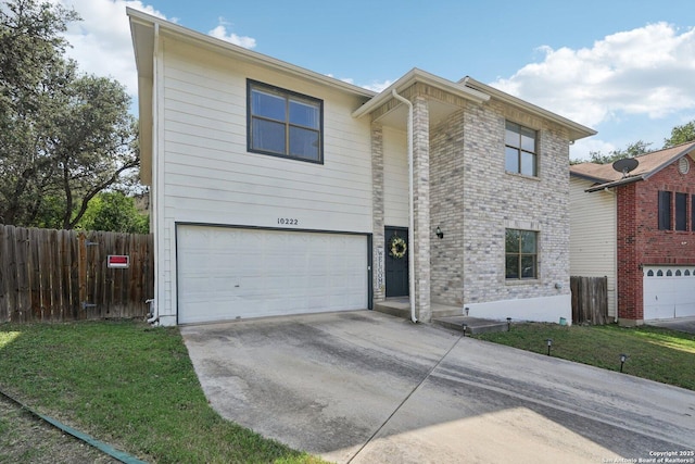 10222 Eagle Blf, San Antonio, TX 78249 - view of front of home with a garage and driveway