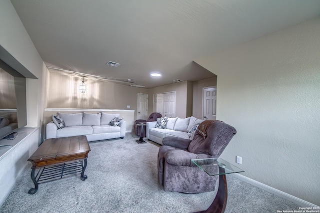 1009 Oak Rdg, Schertz, TX 78154 - living area with carpet flooring and baseboards