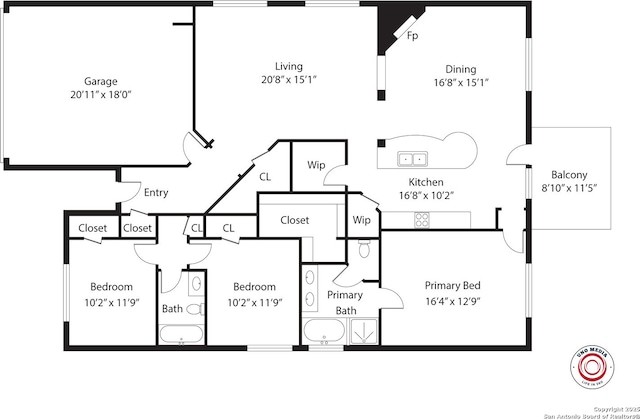 7319 Tranquillo Way, San Antonio, TX 78266 - floor plan / room layout