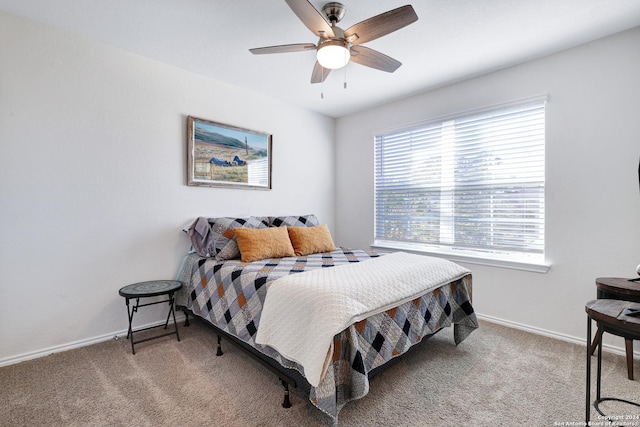 29416 Autumn Copper, Bulverde, TX 78163 - bedroom with carpet flooring, baseboards, and ceiling fan
