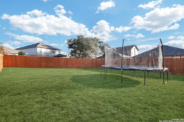 29416 Autumn Copper, Bulverde, TX 78163 - view of yard featuring a trampoline