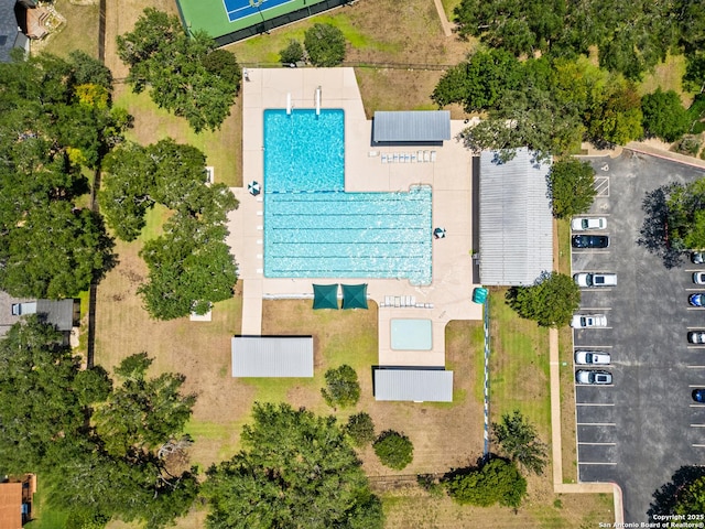 2002 Encino Vly, San Antonio, TX 78259 - bird's eye view of a pool area