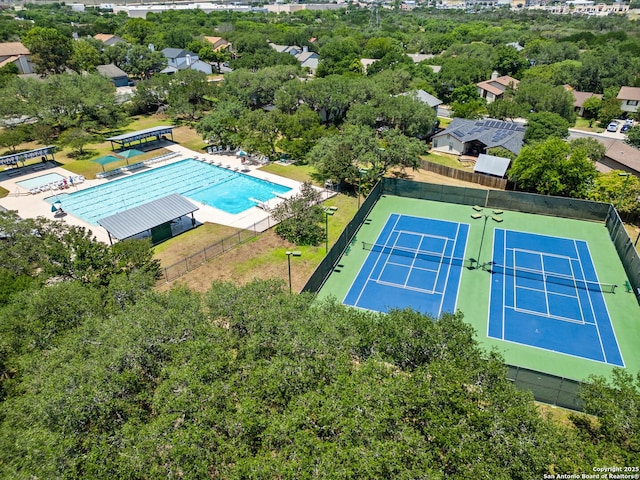2002 Encino Vly, San Antonio, TX 78259 - aerial view of a pool area