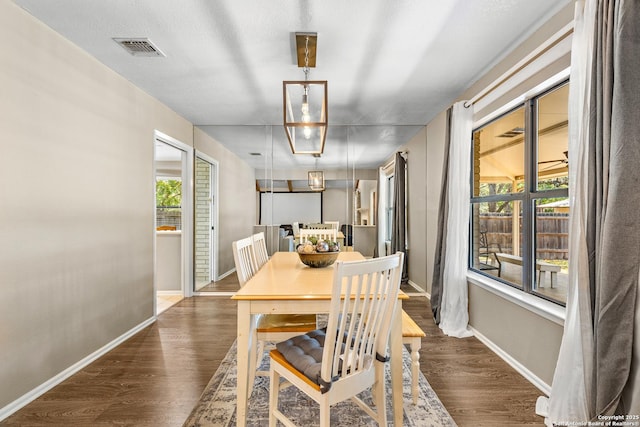 2002 Encino Vly, San Antonio, TX 78259 - dining space with wood finished floors and baseboards