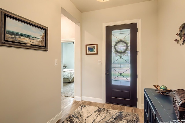 14815 Highdere, San Antonio, TX 78245 - entrance foyer with light wood finished floors, baseboards, and plenty of natural light