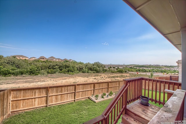 14815 Highdere, San Antonio, TX 78245 - view of yard featuring a deck