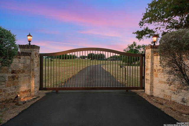 208 Cascade Caverns, Boerne, TX 78015 - view of gate