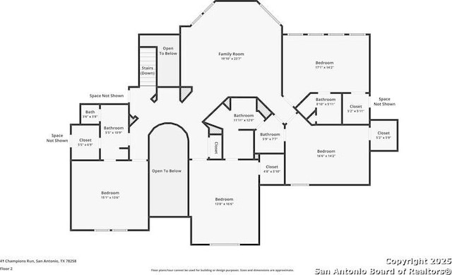 41 Champions Run, San Antonio, TX 78258 - home floor plan