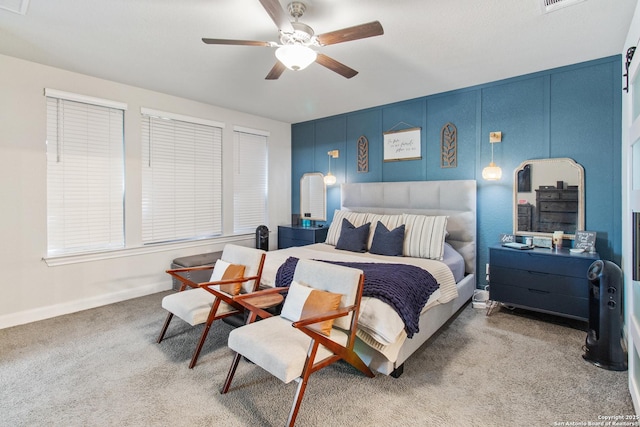 12815 Fort Belknap, San Antonio, TX 78245 - carpeted bedroom featuring ceiling fan and baseboards