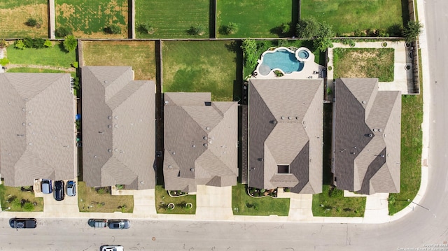 12815 Fort Belknap, San Antonio, TX 78245 - aerial perspective of suburban area featuring a pool