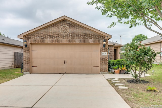11334 Luckey Ledge, San Antonio, TX 78252 - ranch-style home featuring brick siding, driveway, and a garage