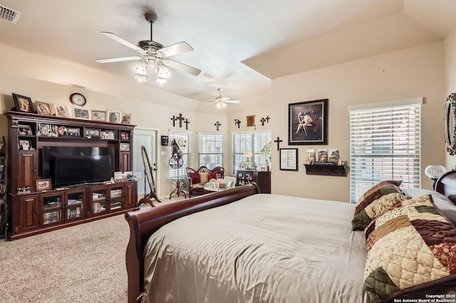 5718 Elam Way, San Antonio, TX 78261 - carpeted bedroom with ceiling fan