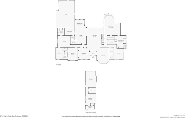 5718 Elam Way, San Antonio, TX 78261 - home floor plan