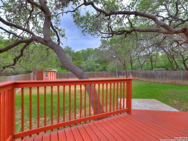 9427 Wildstone, San Antonio, TX 78254 - view of wooden deck