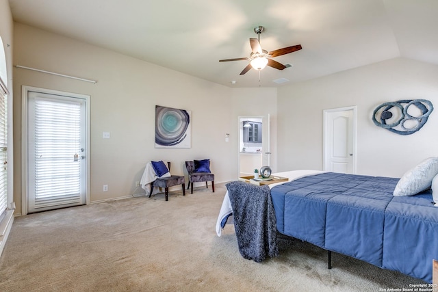 2710 Trinity Rdg, San Antonio, TX 78261 - carpeted bedroom with a ceiling fan and baseboards