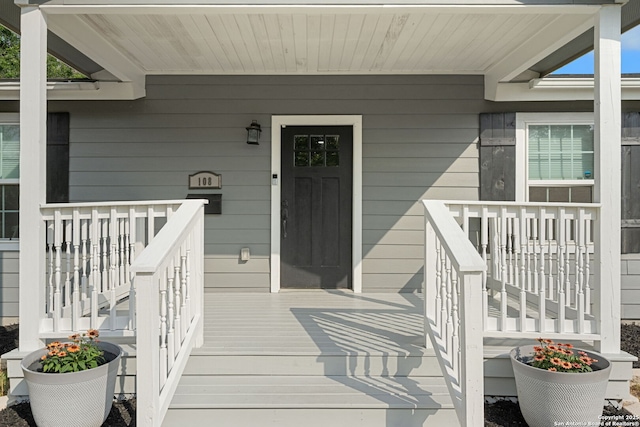 108 Bryn Mawr Dr, San Antonio, TX 78209 - view of exterior entry with covered porch